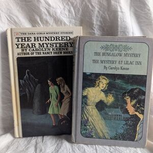 Two Vintage Nancy Drew Mystery Books Hardcover by Carolyn Keene